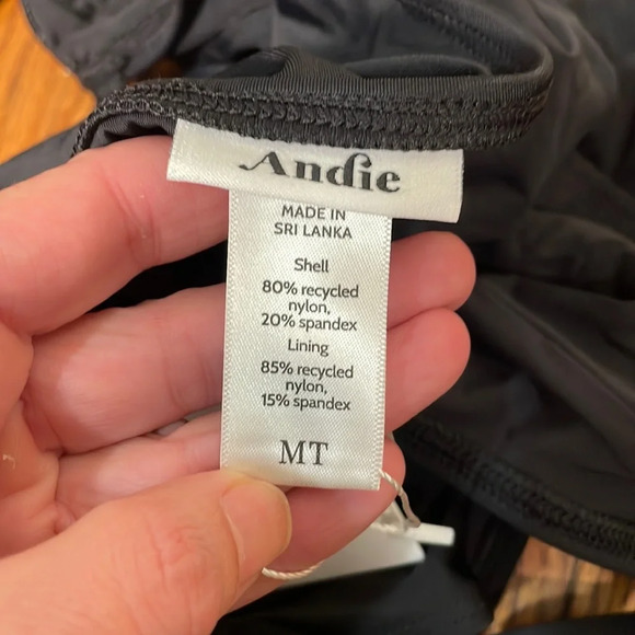 Andie The Tulum One Piece LT Swimsuit Black Size M Tall NWT - Picture 6 of 7